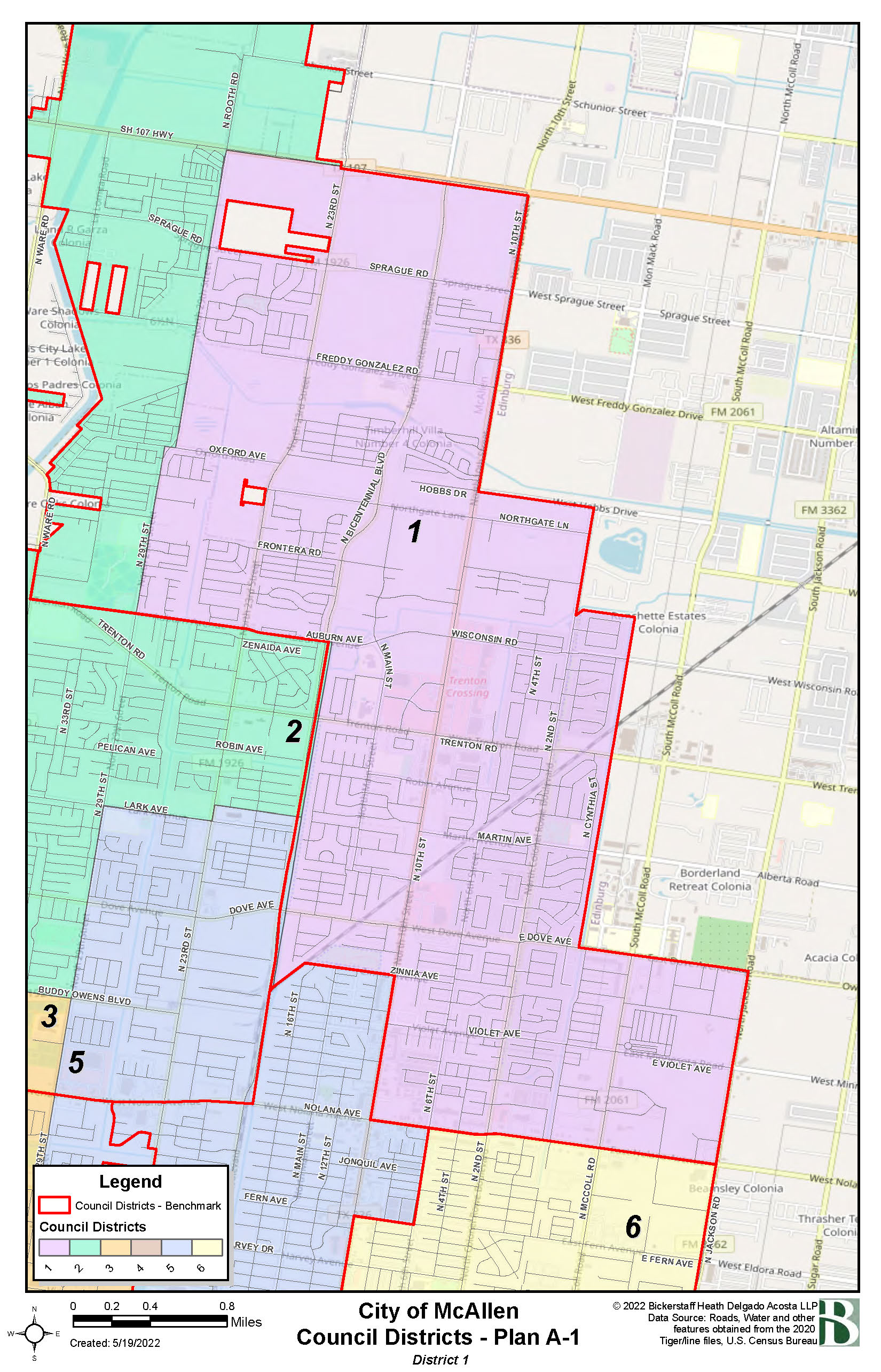 McAllen commissioners approve new district maps